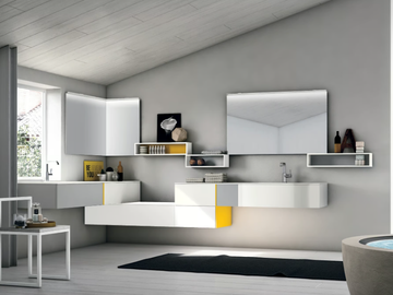 STR8 107 - Corner double vanity unit by Gruppo Geromin - view 2
